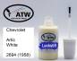 Preview: Chevrolet, Artic White, 2694 (1958): 20ml Lackstift, von ATW Autoteile West.